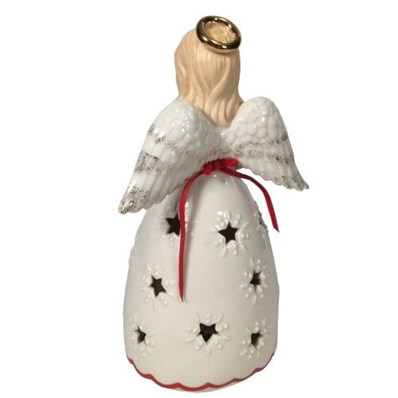 LENOX MERRY & LIGHT Christmas Angel Figurine Sculpture - NEW in BOX - LIGHTS UP! - Picture 7 of 16